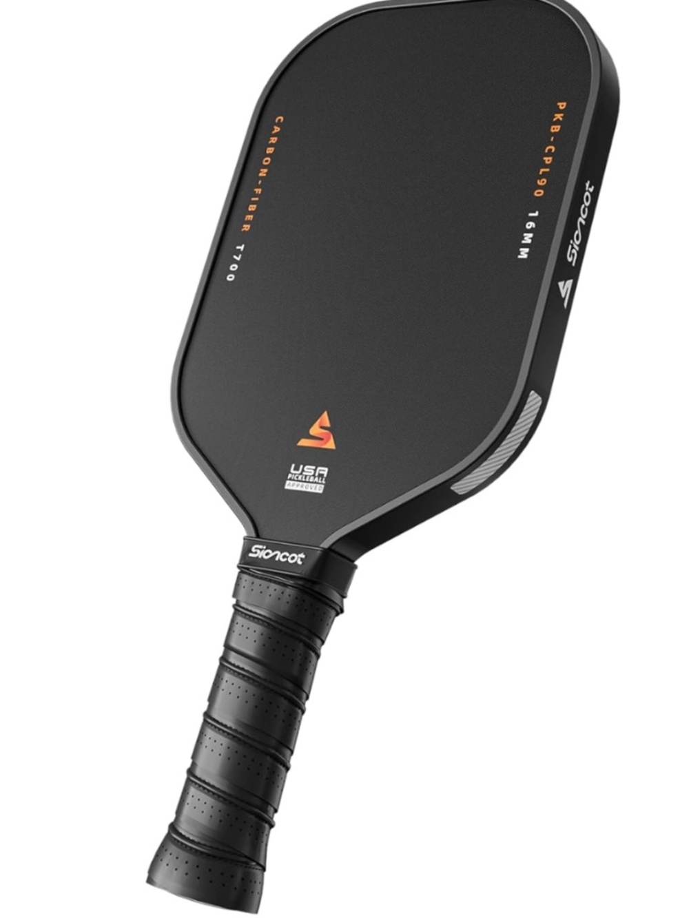 Sioncot Pickleball Paddle - Raw Carbon Fiber T700 - Black - NEW - Retail $259